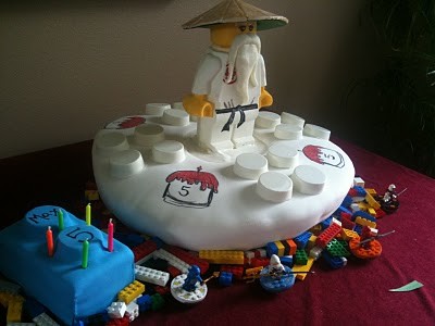 lego ninjago sensei wu cake